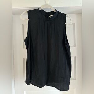 a new day | NWOT Black High Neck Sleeveless Top - Size L